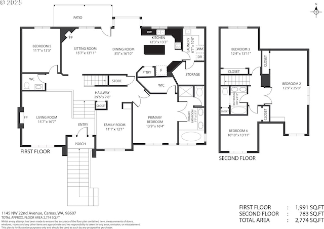 1145 NW 22nd Ave, Camas, WA 98607 - home floor plan