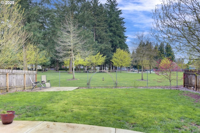 4219 NE 157th Ct, Vancouver, WA 98682 - view of yard featuring a patio area and a fenced backyard