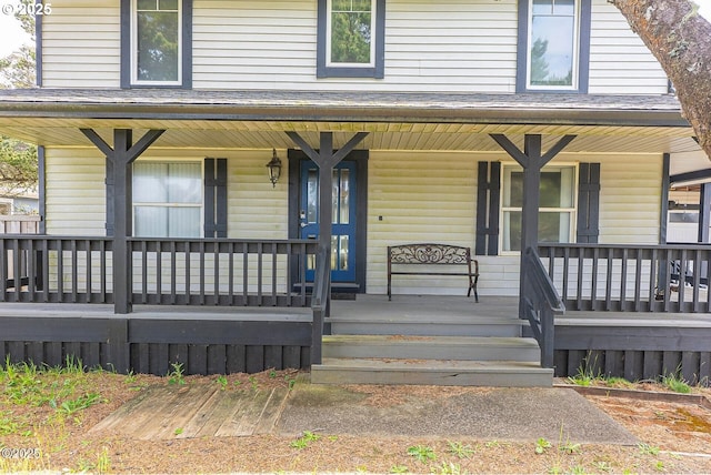 1201 NW Bayshore Dr, Waldport, OR 97394 - doorway to property with a porch