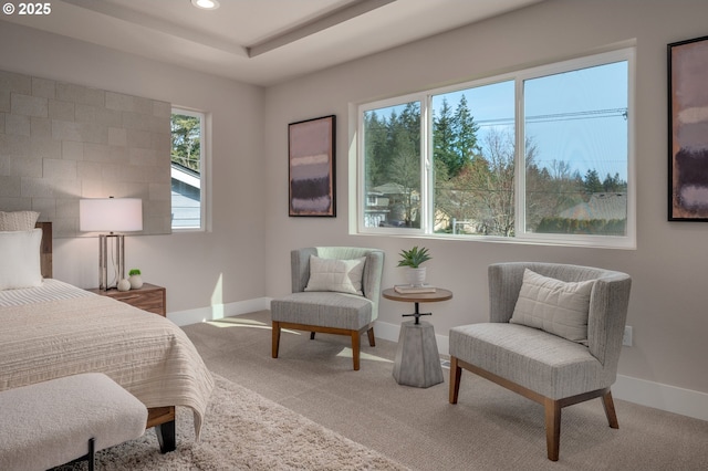 bedroom featuring carpet floors