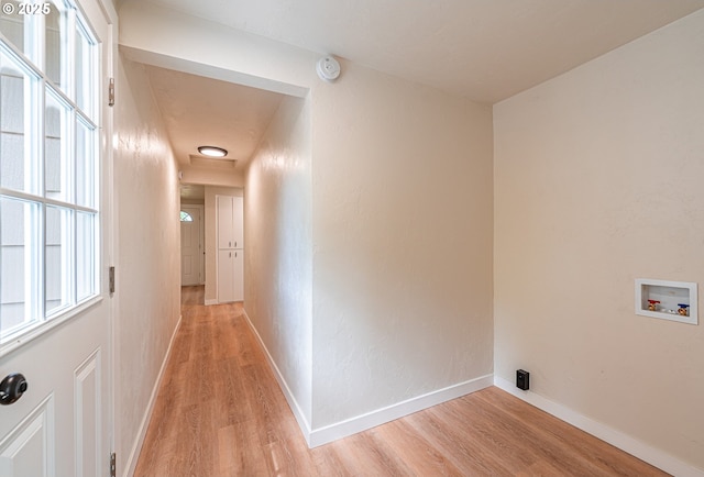 823 20th St, Springfield, OR 97477 - corridor featuring light wood-style floors and plenty of natural light