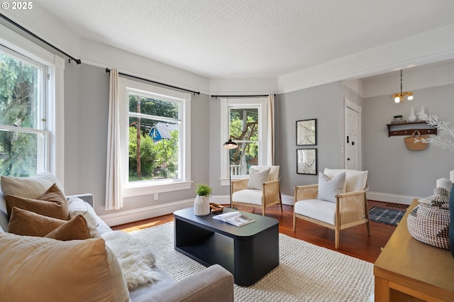 1905 N Sumner St, Portland, OR 97217 - living area with healthy amount of natural light and wood finished floors