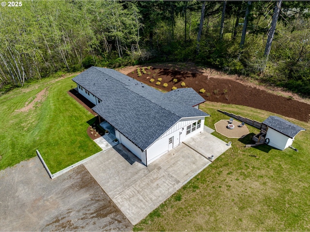 drone / aerial view