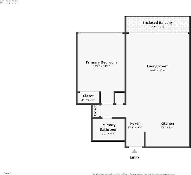 255 SW Harrison St Unit 3C, Portland, OR 97201 - room layout