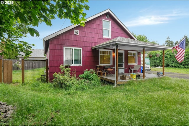 2758 SE 170th Ave, Portland, OR 97236 - view of front of property with covered porch and cooling unit