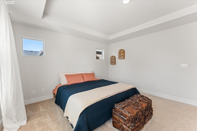 7510 NW Lauren Ave, Portland, OR 97229 - bedroom featuring carpet floors and a tray ceiling