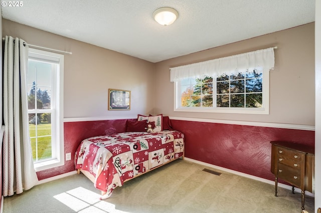 4212 NE 179th St, Vancouver, WA 98686 - carpeted bedroom with multiple windows, baseboards, and a textured ceiling