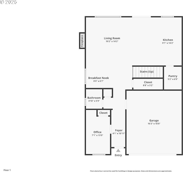 9288 SW Diamond View Way, Beaverton, OR 97007 - property floor plan
