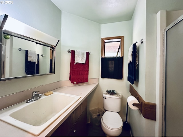 818 NW 359th St, La Center, WA 98629 - bathroom with a shower stall and vanity