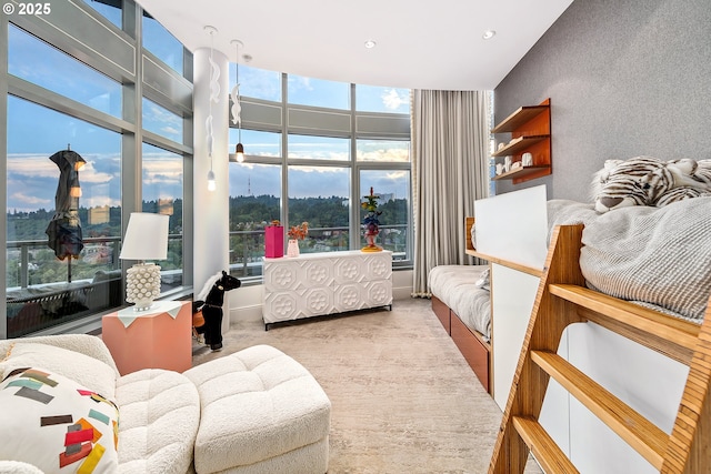 3601 S River Pkwy Unit 3101, Portland, OR 97239 - bedroom with recessed lighting