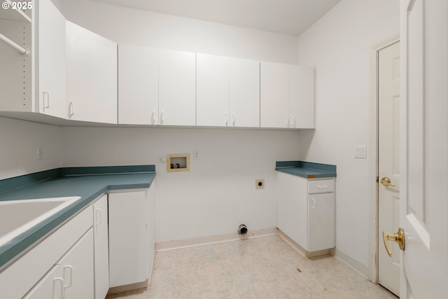 2360 Michael, West Linn, OR 97068 - laundry room featuring hookup for a washing machine, cabinet space, and hookup for an electric dryer