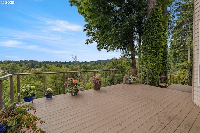 2360 Michael, West Linn, OR 97068 - wooden deck with a forest view