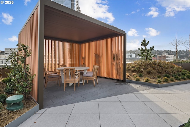 550 SW 10th Ave Unit 2306, Portland, OR 97205 - view of patio with outdoor dining space