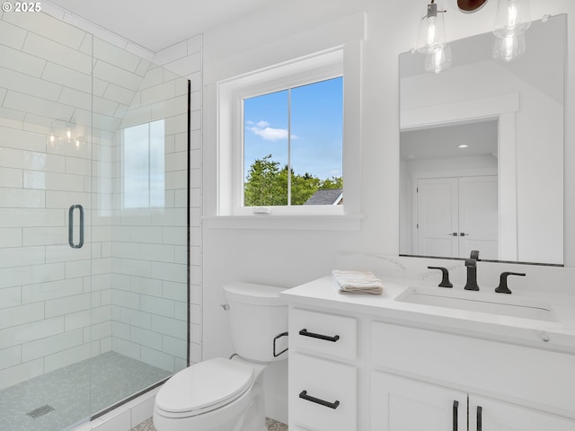 90190 Hobie Rd, Warrenton, OR 97146 - full bathroom with vanity and a shower stall