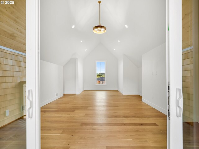 90190 Hobie Rd, Warrenton, OR 97146 - bonus room featuring vaulted ceiling and light wood-style flooring