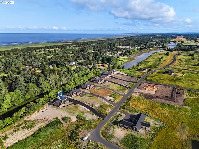 90190 Hobie Rd, Warrenton, OR 97146 - aerial view of property and surrounding area featuring a nearby body of water