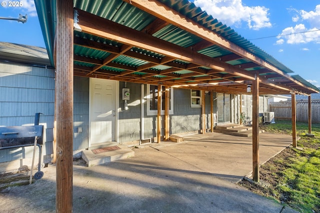 view of patio