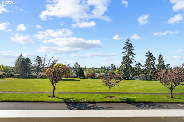 surrounding community featuring a yard