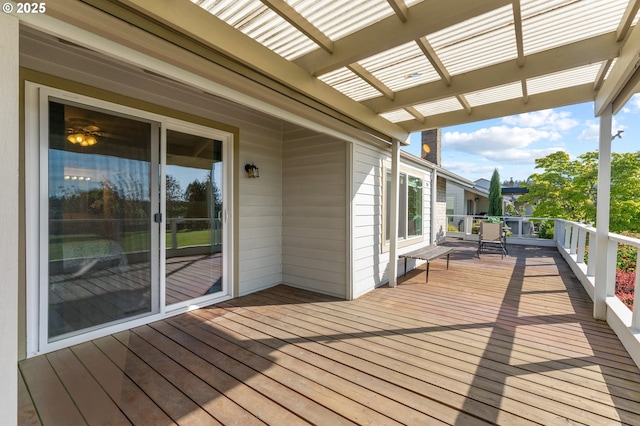 view of deck