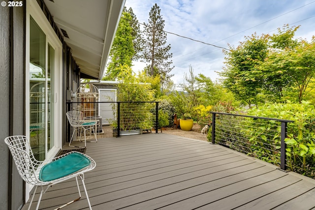 view of deck