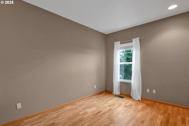 425 SE Shell Ave Unit 4, Depoe Bay, OR 97341 - spare room with light wood-type flooring and baseboards