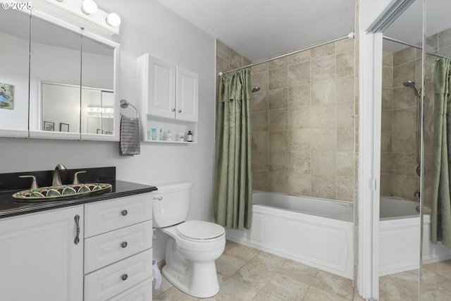 235 Bates Rd, White Salmon, WA 98672 - full bathroom with vanity and shower / bath combination with curtain