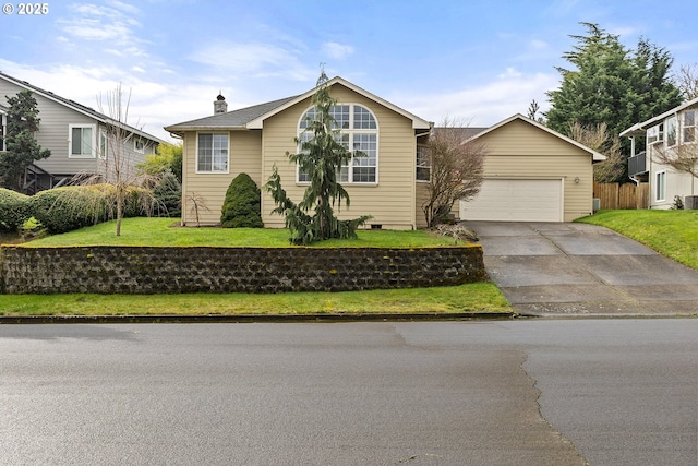 1402 NW 30th Ave, Camas, WA 98607 - view of front of property featuring a chimney and concrete driveway