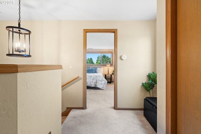 2935 Cedarwood Ct, Albany, OR 97322 - corridor featuring an upstairs landing and carpet