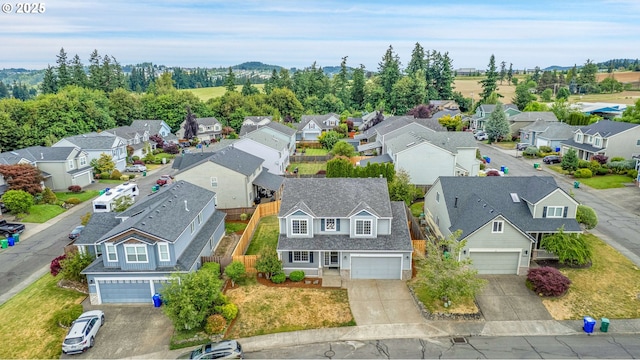 16099 SE Venice Ridge Way, Damascus, OR 97089 - aerial view of residential area with a mountainous background