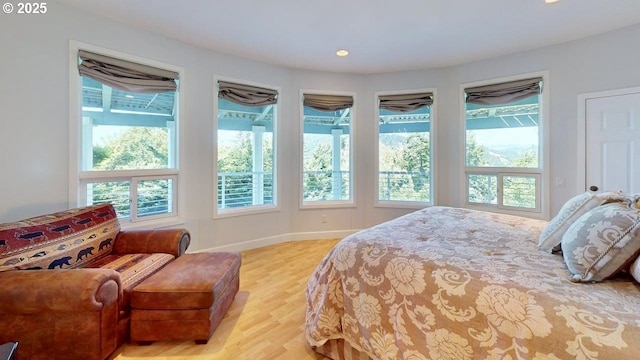 94414 Tom Cat Hill Rd, Gold Beach, OR 97444 - bedroom with light wood-style floors and recessed lighting