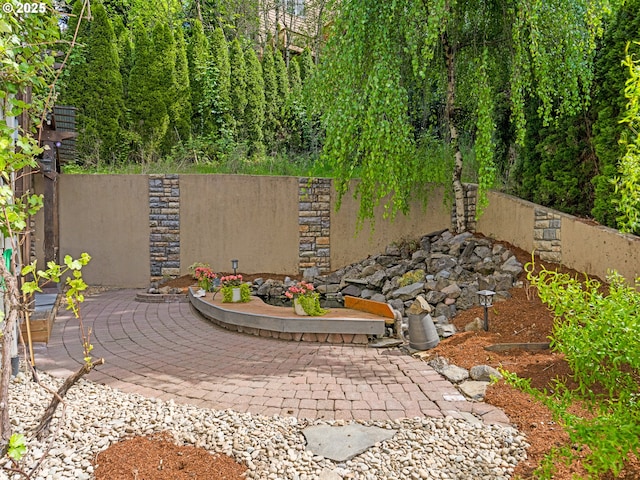 9540 SE Spyglass Dr, Happy Valley, OR 97086 - view of patio / terrace with fence