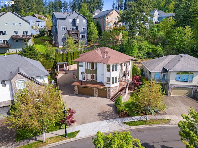 9540 SE Spyglass Dr, Happy Valley, OR 97086 - birds eye view of property with a residential view