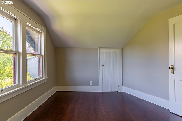 4915 NE 8th Ave, Portland, OR 97211 - bonus room with vaulted ceiling and dark wood-style flooring