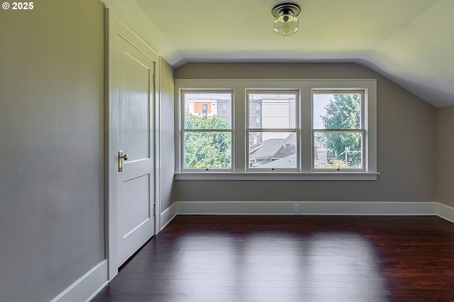 4915 NE 8th Ave, Portland, OR 97211 - bonus room featuring vaulted ceiling and dark wood-type flooring