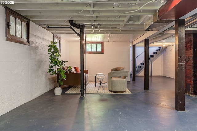 4915 NE 8th Ave, Portland, OR 97211 - basement with stairway