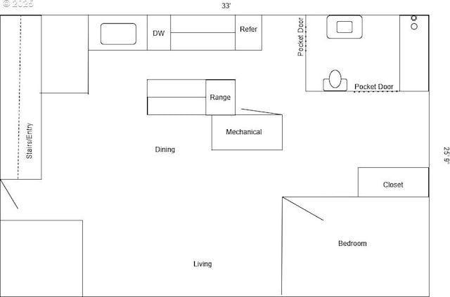 4915 NE 8th Ave, Portland, OR 97211 - view of floor plan / room layout