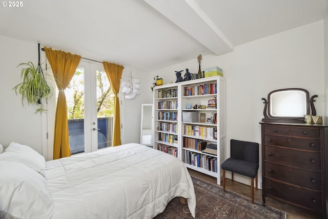 325 NE Graham St Unit 8, Portland, OR 97212 - bedroom featuring access to outside and french doors