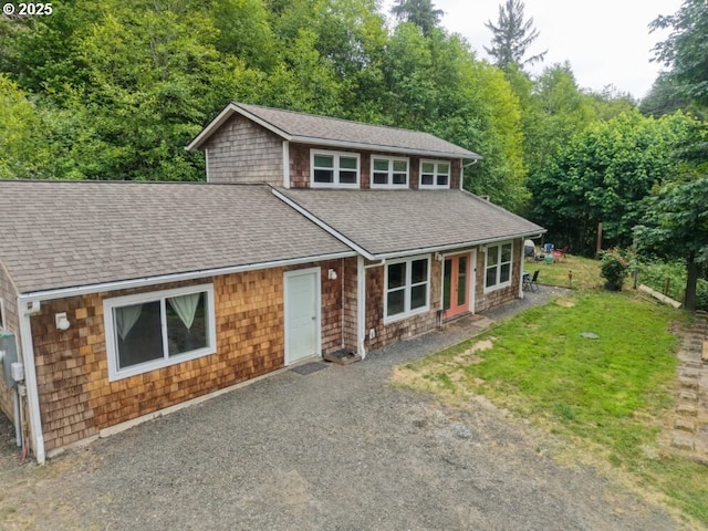66663 Gunderson Rd, North Bend, OR 97459 - view of front of home with roof with shingles