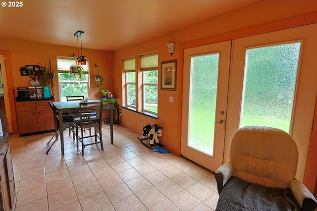 66663 Gunderson Rd, North Bend, OR 97459 - dining area featuring light tile patterned flooring
