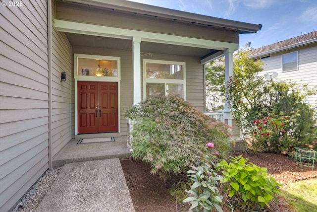15463 NW Andalusian Way, Portland, OR 97229 - view of exterior entry with a porch