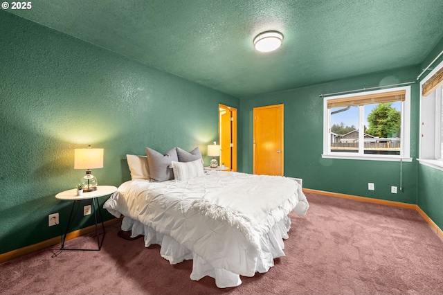 1313 Wakeman Ln, Gearhart, OR 97138 - bedroom with carpet, baseboards, and a textured ceiling