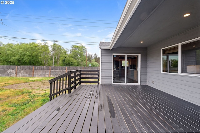 1313 Wakeman Ln, Gearhart, OR 97138 - view of wooden deck