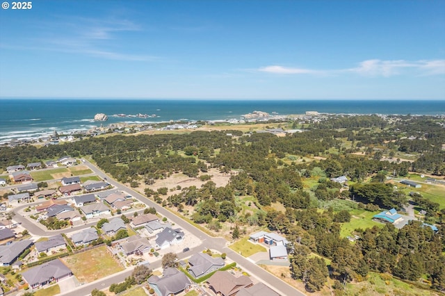 760 Carter St SW, Bandon, OR 97411 - aerial view of property and surrounding area featuring a nearby body of water and nearby suburban area