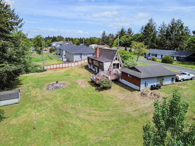 1388 Fifer Heights Rd, Gearhart, OR 97138 - aerial view of residential area with a tree filled landscape