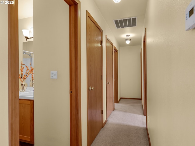 1305 Sandy Ridge Rd, Gearhart, OR 97138 - corridor with light carpet
