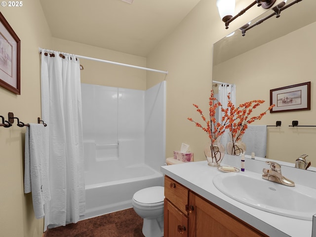 1305 Sandy Ridge Rd, Gearhart, OR 97138 - bathroom featuring vanity and shower / tub combo with curtain