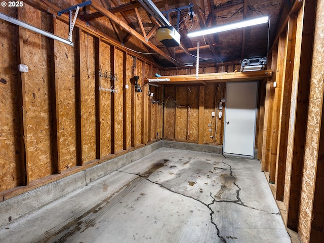 storage area featuring a garage