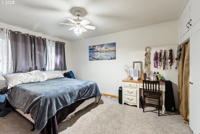 1842 NW Dogwood St, Roseburg, OR 97471 - bedroom featuring light carpet and ceiling fan