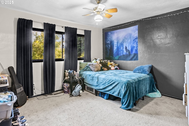 1842 NW Dogwood St, Roseburg, OR 97471 - carpeted bedroom with ceiling fan
