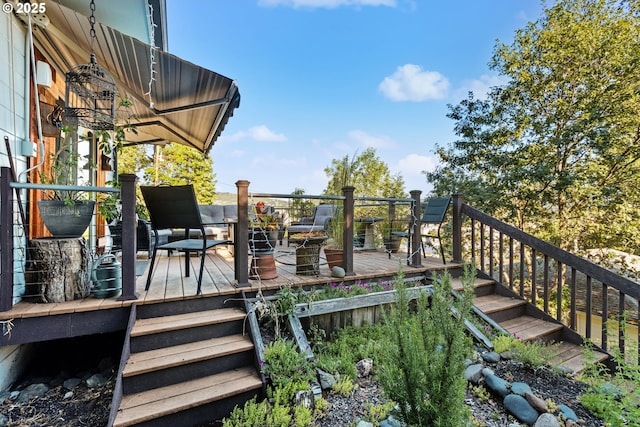1842 NW Dogwood St, Roseburg, OR 97471 - wooden deck featuring stairs